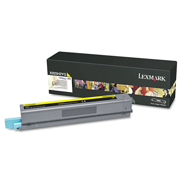 X925H2YG High-Yield Toner, 7500 Page-Yield, Yellow