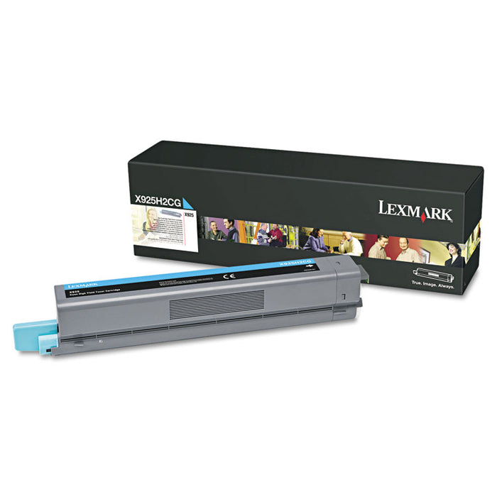 X925H2CG High-Yield Toner, 7500 Page-Yield, Cyan