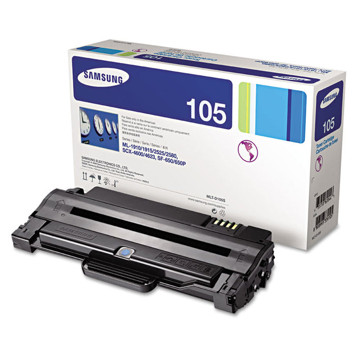 MLT-D105S (SU778A) Toner, 1500 Page Yield, Black