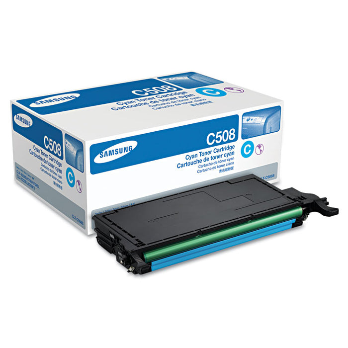 CLT-C508S (SU067A) Toner, 2000 Page-Yield, Cyan