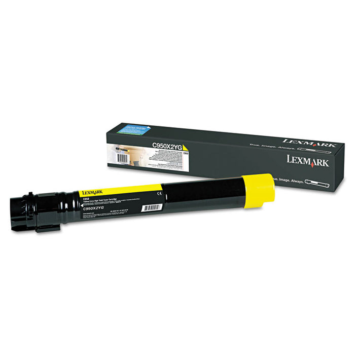 C950X2YG Extra High-Yield Toner, 22000 Page-Yield, Yellow