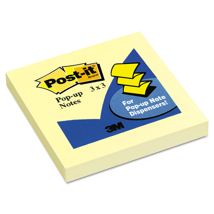 Original Canary Yellow Pop-Up Refill, 3 x 3, 12/Pack