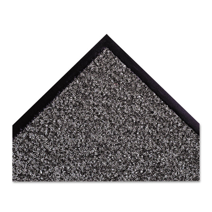 Dust-Star Microfiber Wiper Mat, 36 x 120, Charcoal