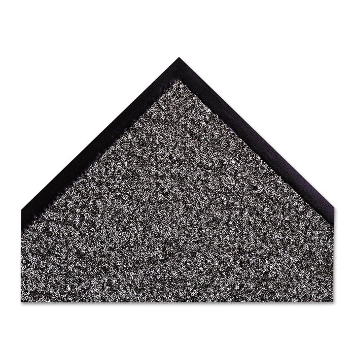 Dust-Star Microfiber Wiper Mat, 36 x 60, Charcoal