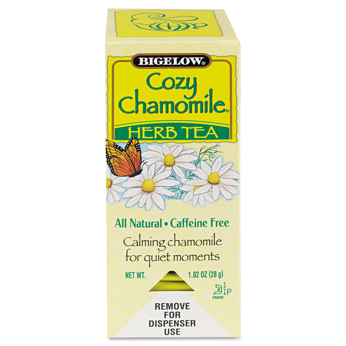Single Flavor Tea, Cozy Chamomile, 28 Bags/Box