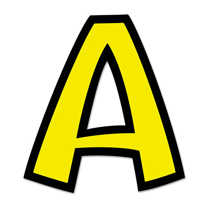 Ready Letters Playful Combo Set, Yellow, 4"h, 216/Set