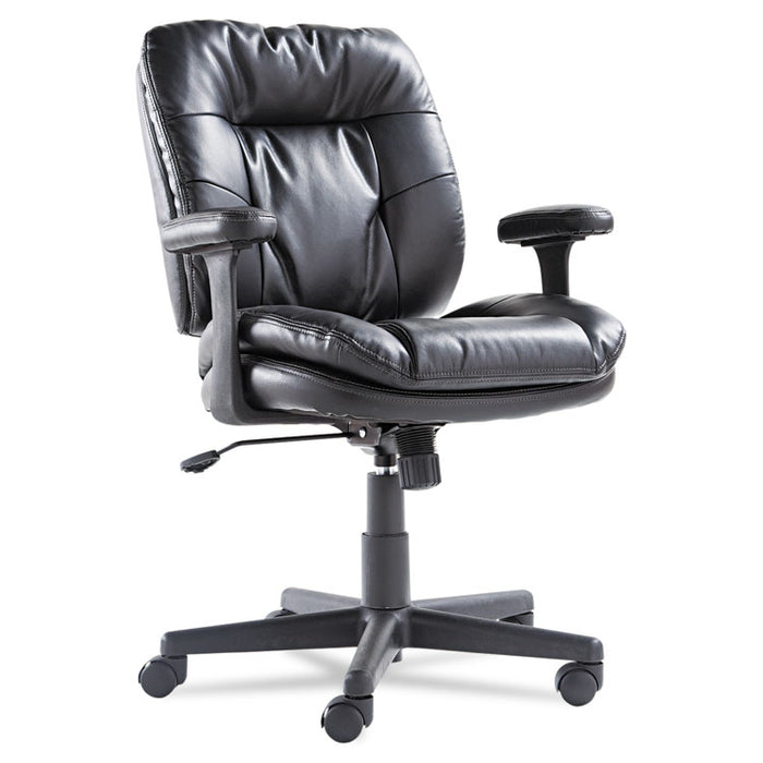 Executive Swivel/Tilt Chair, Supports up to 250 lbs., Black Seat/Black Back, Black Base