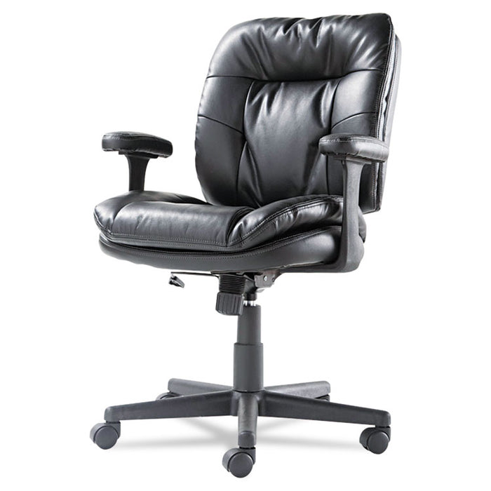 Executive Swivel/Tilt Chair, Supports up to 250 lbs., Black Seat/Black Back, Black Base