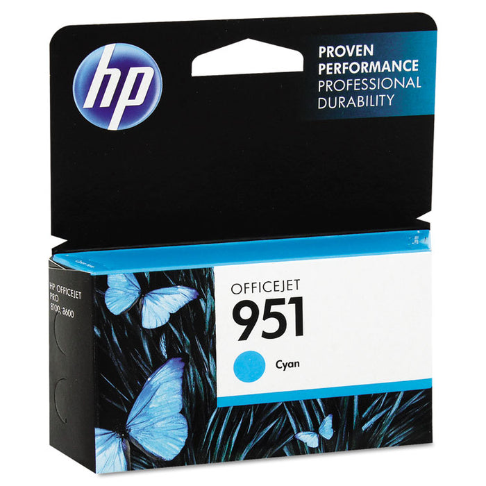 HP 951, (CN050AN) Cyan Original Ink Cartridge
