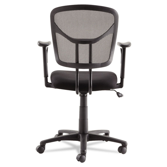 Swivel/Tilt Mesh Task Chair with Adjustable Arms, Supports Up to 250 lb, 17.72" to 22.24" Seat Height, Black