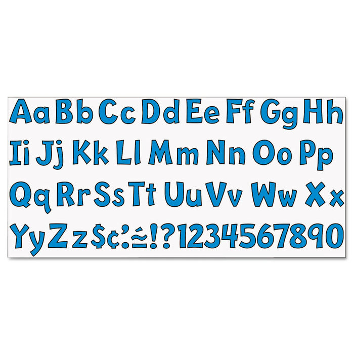 Ready Letters Playful Combo Set, Blue, 4"h, 216/Set