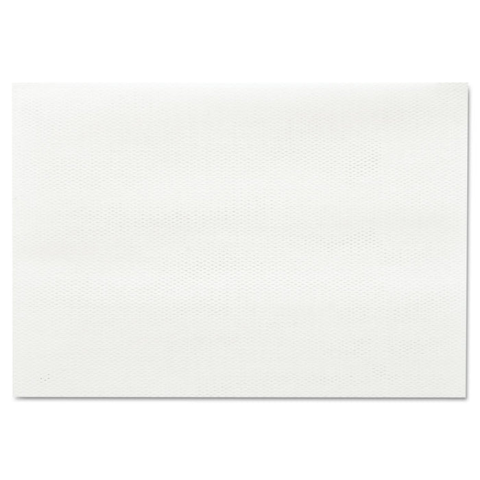 Masslinn Shop Towels, 12 x 17, White, 100/Pack, 12 Packs/Carton