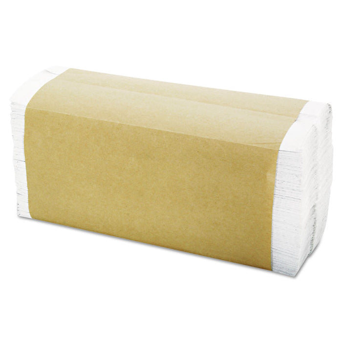 C-Fold Towels, 10.13" x 11", White, 200/Pack, 12 Packs/Carton