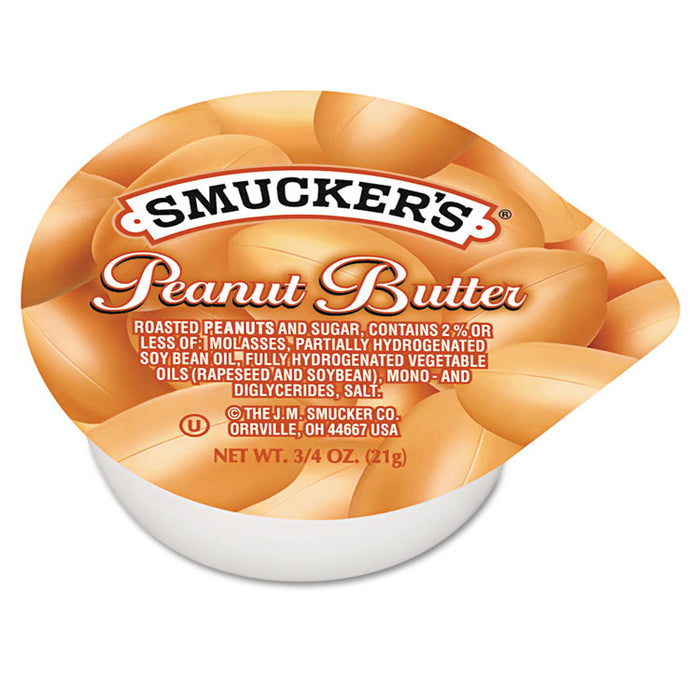 Smucker's Peanut Butter, Single Serving Packs, 0.75 oz, 200/Carton