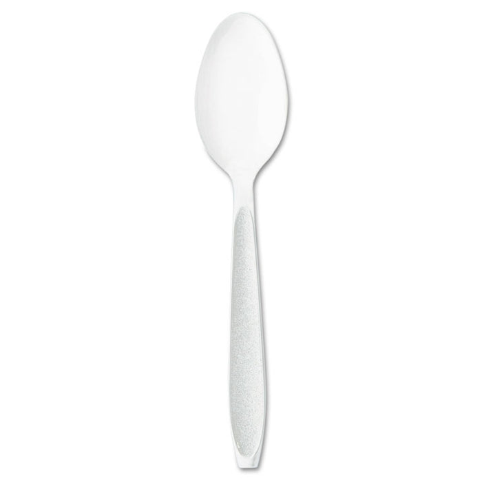 Impress Heavyweight Polystyrene Cutlery, Teaspoon, White, 1000/Carton