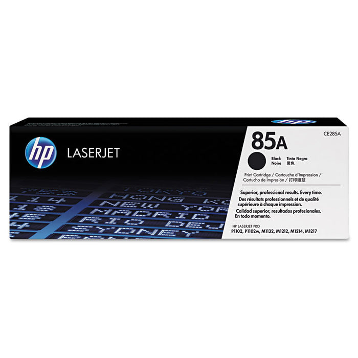 HP 85A, (CE285A) Black Original LaserJet Toner Cartridge