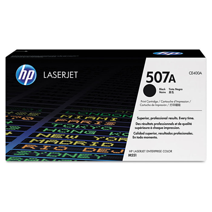 HP 507A, (CE400A-G) Black Original LaserJet Toner Cartridge for US Government