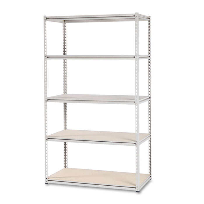 Stur-D-Stor Shelving, Five-Shelf, 48w x 24d x 84h, Sand