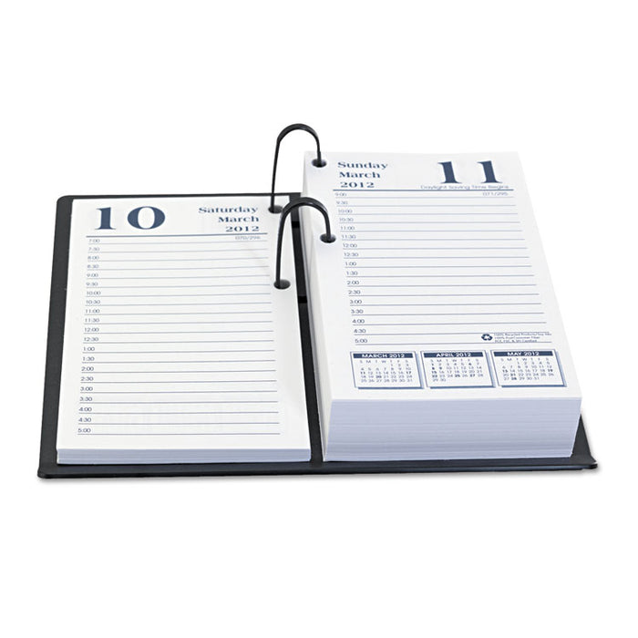 Recycled Plastic #17 Calendar Holder, 3-1/2 x 6-1/2, Black