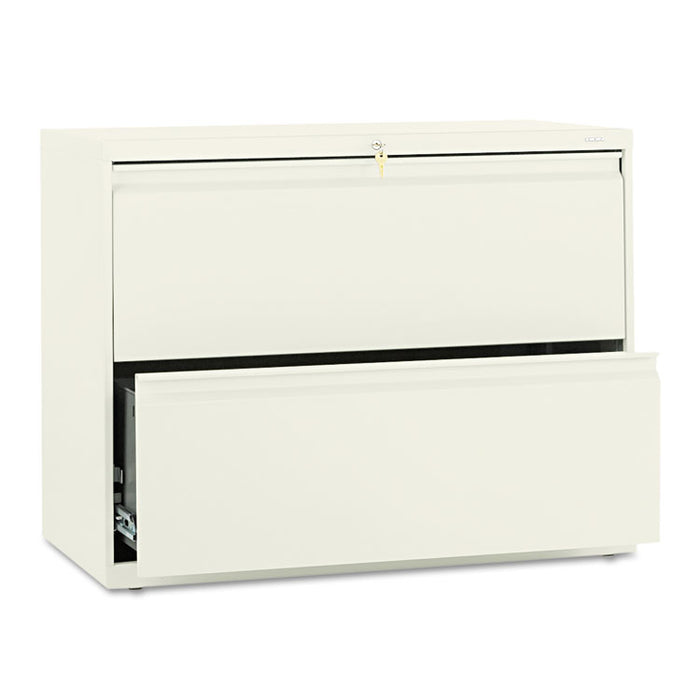 800 Series Two-Drawer Lateral File, 36w x 19.25d x 28.38h, Putty