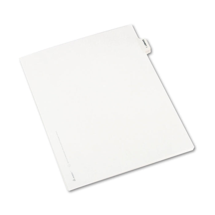 Avery-Style Preprinted Legal Side Tab Divider, Exhibit I, Letter, White, 25/Pack