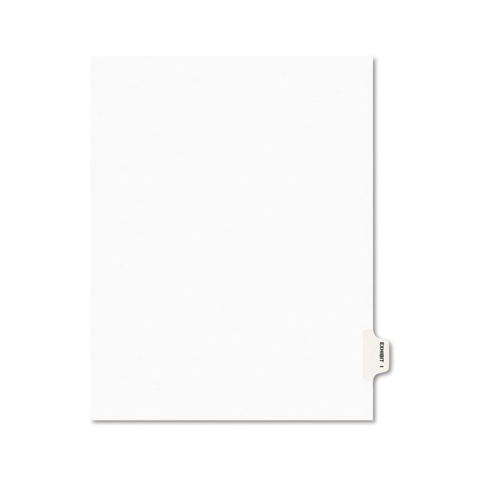 Avery-Style Preprinted Legal Side Tab Divider, Exhibit I, Letter, White, 25/Pack
