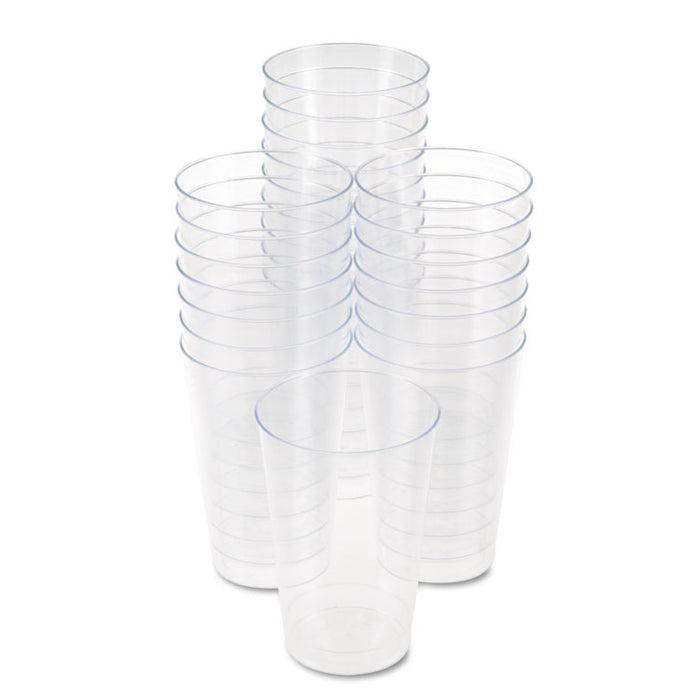 Plastic Tumblers, Cold Drink, Clear, 12 oz., 500/Case