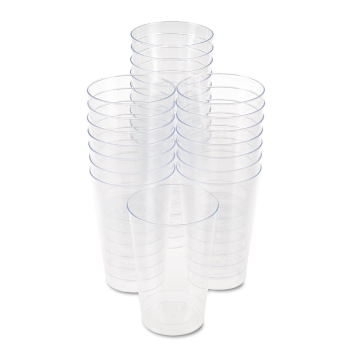 Plastic Tumblers, Cold Drink, Clear, 12 oz., 500/Case
