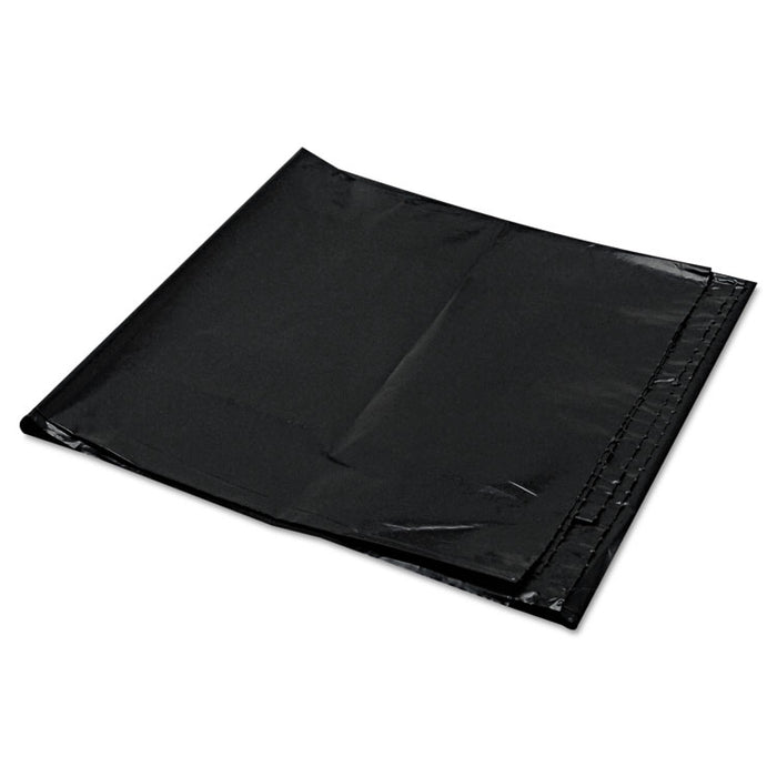 Low-Density Can Liners, 56 gal, 1.6 mil, 23" x 47", Black, 100/Carton