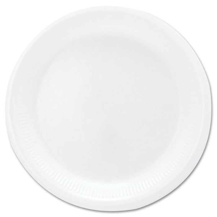 Mediumweight Foam Dinnerware, Plates, 6" dia, White, 125/Pack
