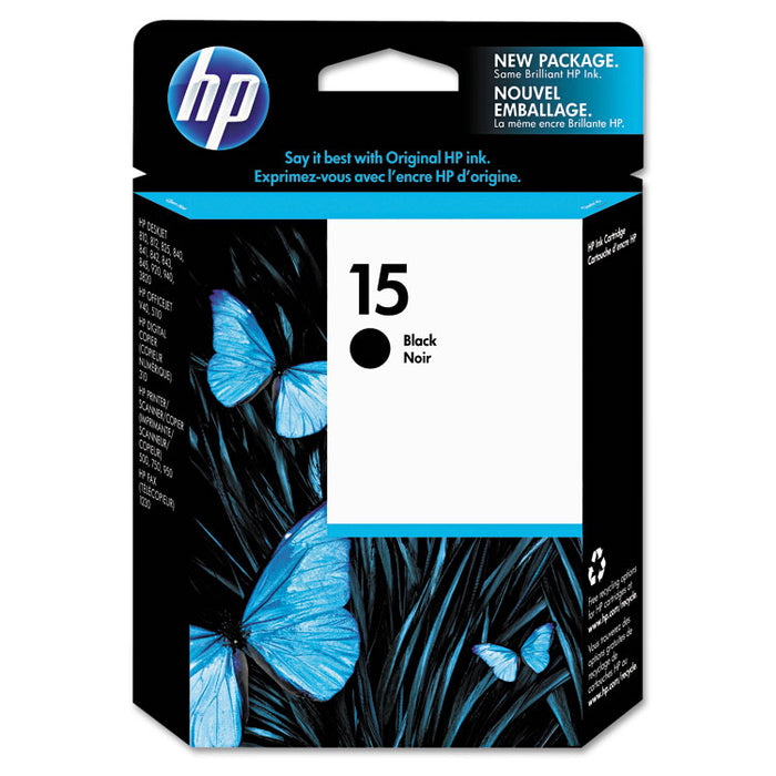 HP 15, (C6615DN) Black Original Ink Cartridge