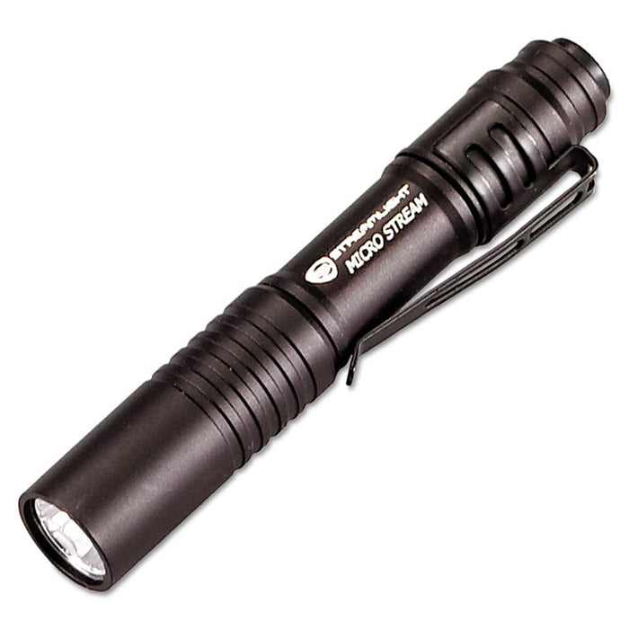 MicroStream LED Pen Light, 1 AAA Battery (Included), Black