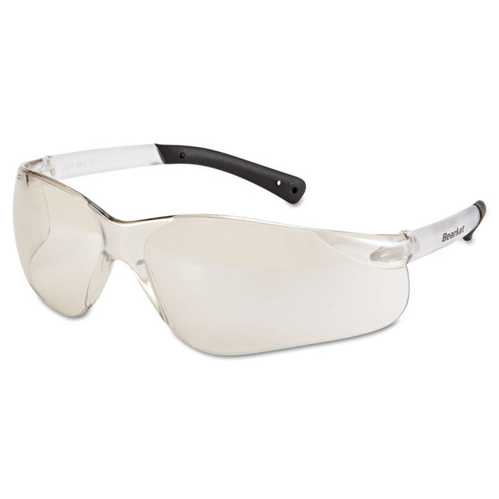 BearKat Safety Glasses, Frost Frame, Clear Mirror Lens