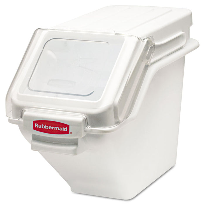 ProSave Shelf Ingredient Bins, 5.4 gal, 11.5 x 23.5 x 16.88, White, Plastic