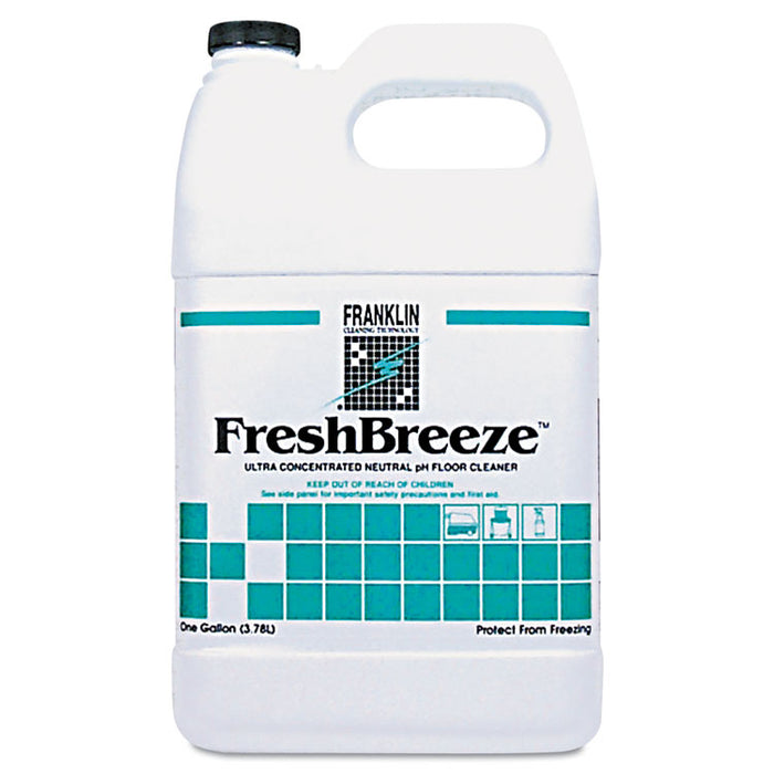 FreshBreeze Ultra Concentrated Neutral pH Cleaner, Citrus, 1gal, 4/Carton