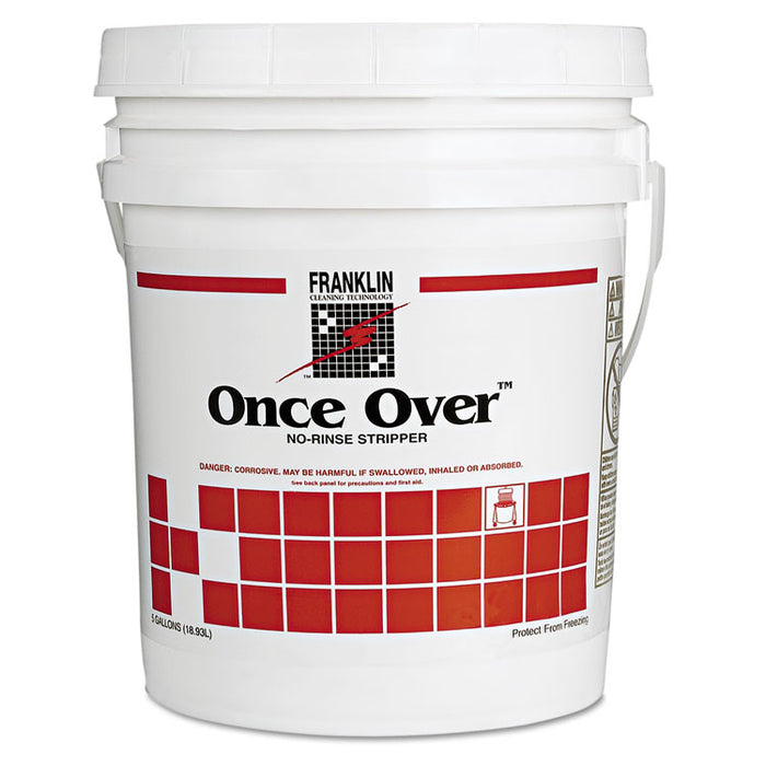 Once Over Floor Stripper, Liquid, 5 gal. Pail