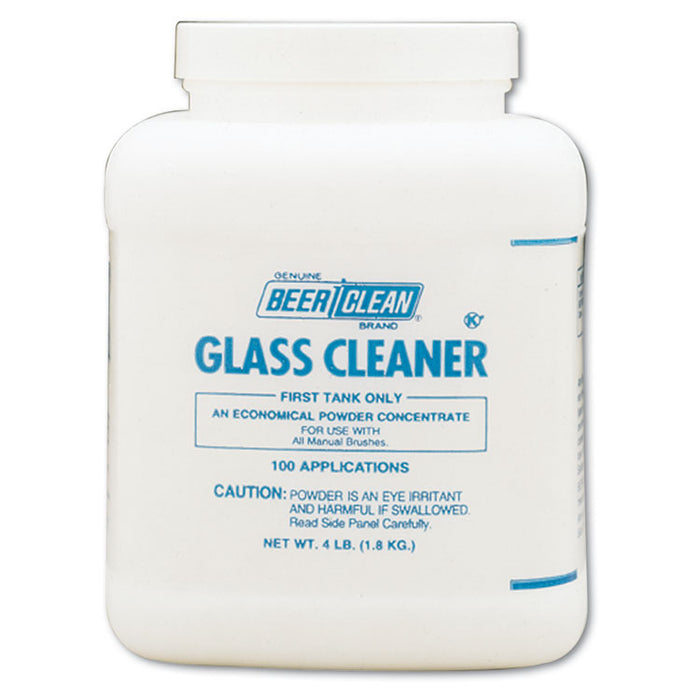 Beer Clean Glass Cleaner, Unscented, Powder, 4 lb. Container