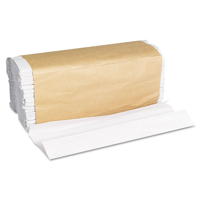 C-Fold Towels, 10.13" x 11", White, 200/Pack, 12 Packs/Carton