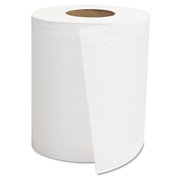 Center-Pull Roll Towels, 2-Ply, 10 x 8, White, 600/Roll, 6 Rolls/Carton