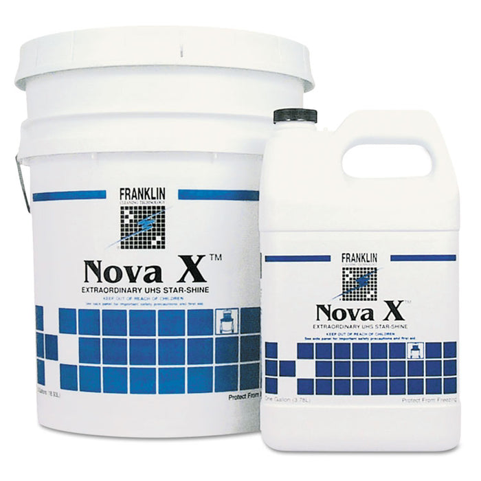 Nova X Extraordinary UHS Star-Shine Floor Finish, Liquid, 1 gal Bottle