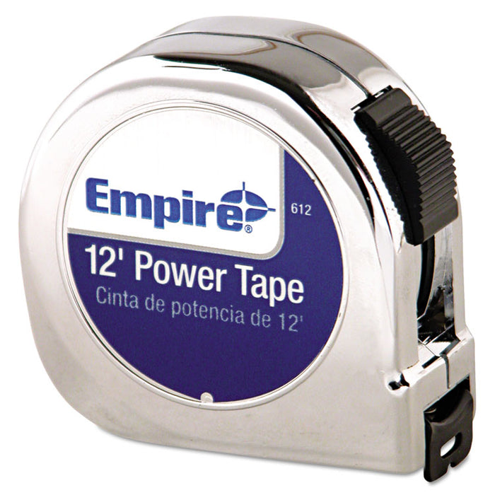 Power Tape Measure, 5/8" x 12ft, Black Case