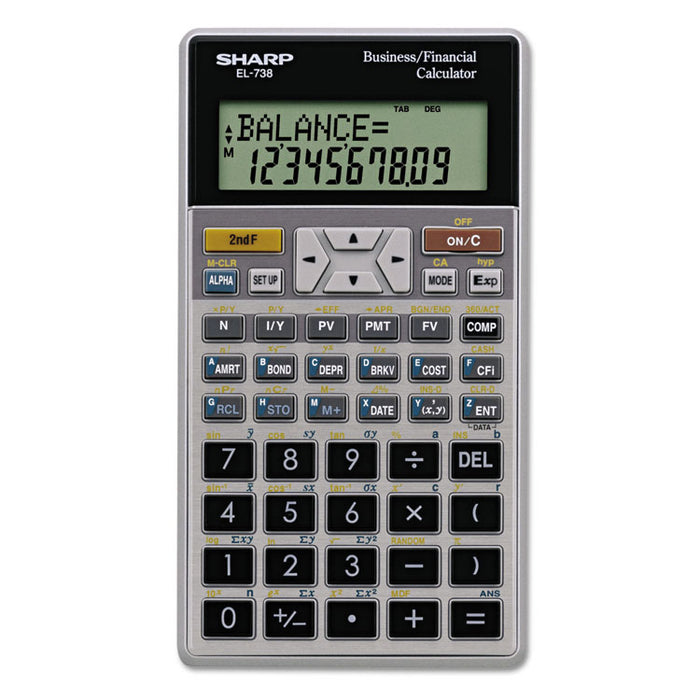 EL-738C Financial Calculator, 10-Digit LCD