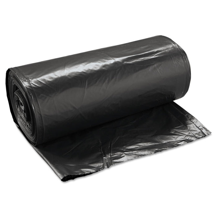 Low Density Repro Can Liners, 60 gal, 1.2 mil, 38" x 58", Black, 100/Carton