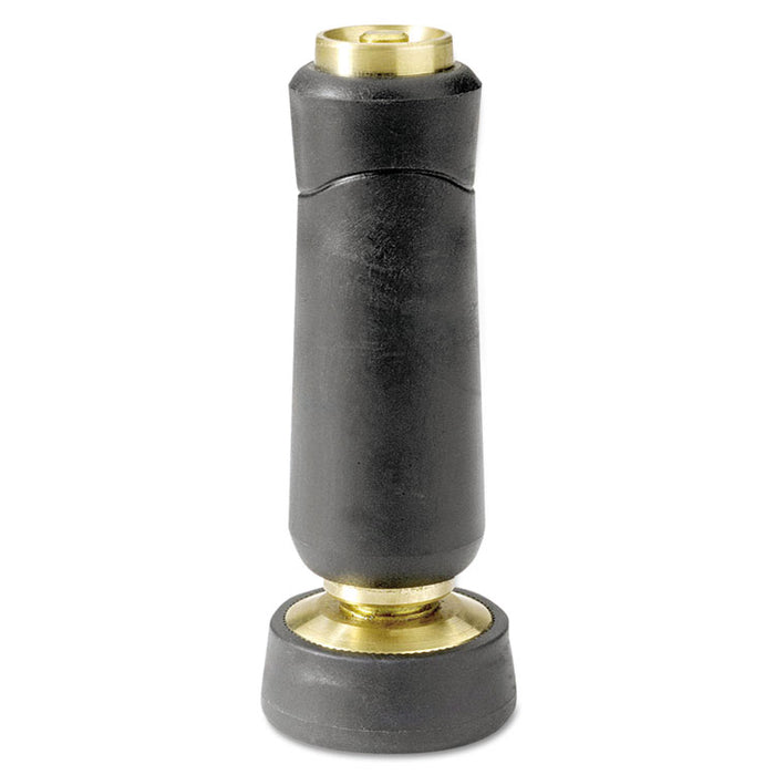 Straight Twist Nozzle, Brass/Rubber, Black