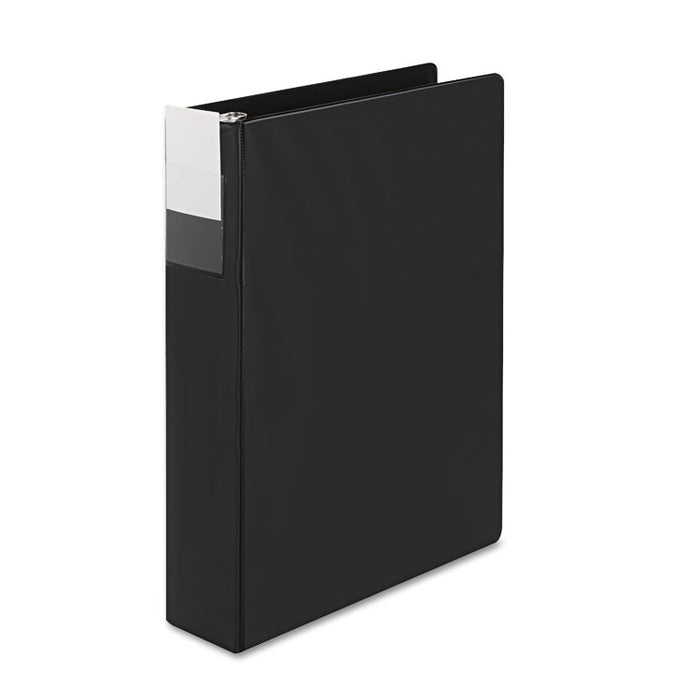 Legal Durable Non-View Binder with Round Rings, 4 Rings, 2" Capacity, 14 x 8.5, Black