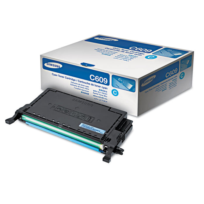 CLT-C609S (SU084A) High-Yield Toner, 7000 Page Yield, Cyan