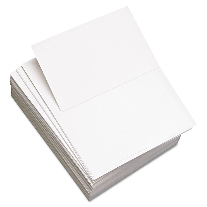 Custom Cut-Sheet Copy Paper, 92 Bright, 20lb, 8.5 x 11, White, 500 Sheets/Ream, 5 Reams/Carton