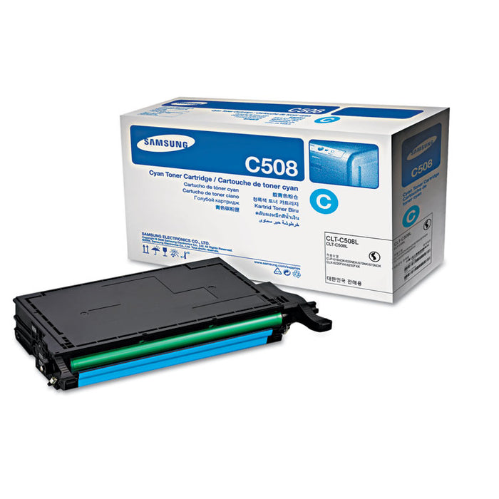 SU058A (CLT-C508L) High-Yield Toner, 4,000 Page-Yield, Cyan