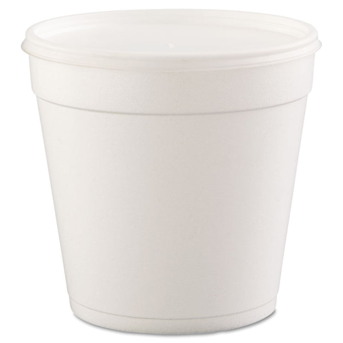 Foam Containers, 32 oz, White, 25/Bag, 20 Bags/Carton