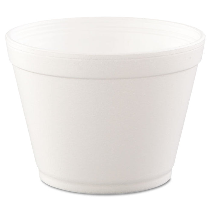Foam Containers,16 oz, White, 25/Bag, 20 Bags/Carton